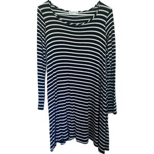 Black & White Striped Dress